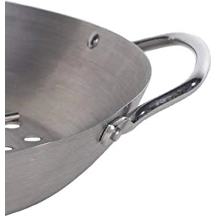 SANTOS Geflügelhalter Hähnchenbräter Gemüsekorb Edelstahl 3-teilig, Ø 30 cm – Bild 11