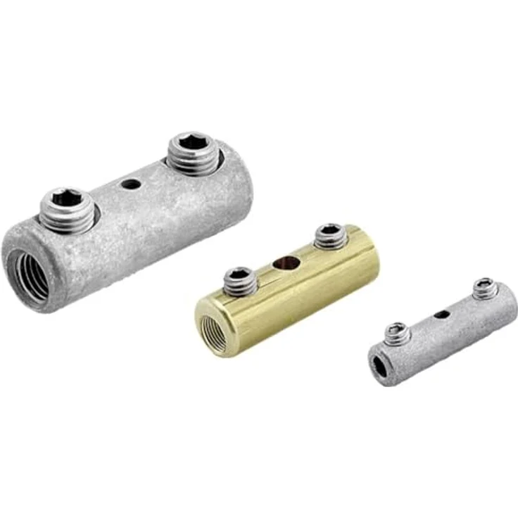 HellermannTyton 435-01507 Connector 1506-SNCU-SR, flexibler Schraubverbinder für Aluminium- und Kupferleiter, 1.5-6mm², galvanisch verzinnt mit Sichtloch – Bild 2
