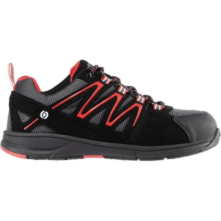 Baak 34232 SVENJA Damen-Halbschuh S1, schwarz, rutschhemmend, Stahl-Flex-Zehenschutzkappe, atmungsaktive Einlegesohle