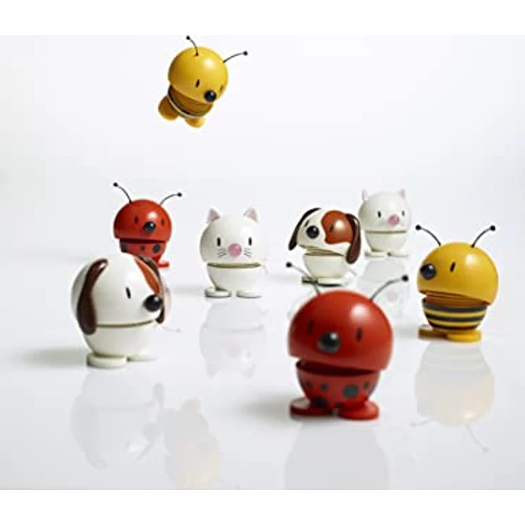 Hoptimist Ladybug, Wackelfigur, Wackel Figur, Dekofigur, Dekoidee, Plastik, Rot, Ø 5 cm, 3008-40 – Bild 5