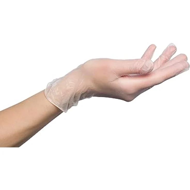 Einmalhandschuhe Vinyl 45PLUS transparent, Größe S, 100-er Pack – Bild 4