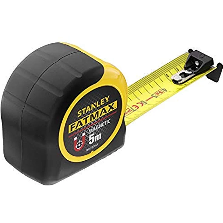 Stanley FatMax Bandmaß Blade Armor, Magnethaken (5 m Länge, Feststeller, automatischer Rücklauf, Gürtelclip) FMHT0-33864 – Bild 2