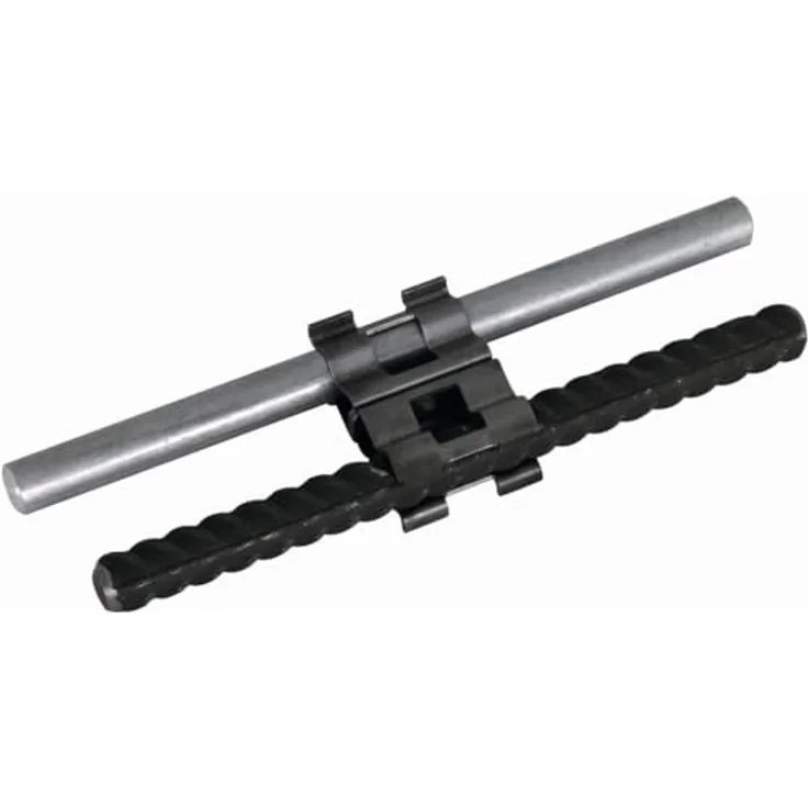 DEHN Schraubzwinge 1 cm, Edelstahl, schwarz, EN 62561-1, 1 Stück