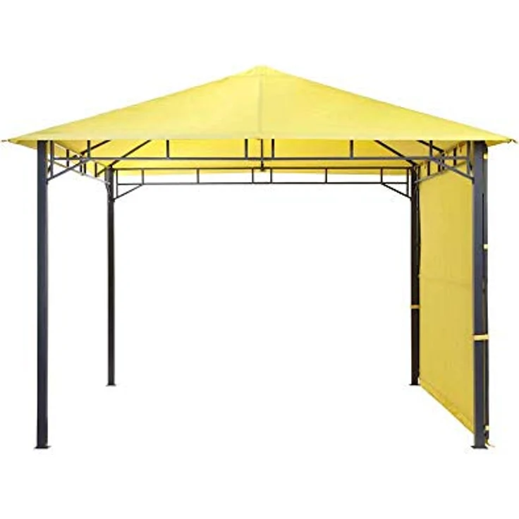 Tepro Pavillon-Ersatzdach für Pavillon Lehua, gelb, pulverbeschichtet, 3,87 kg, passend für tepro Pavillongestell Lehua 5505BU – Bild 4