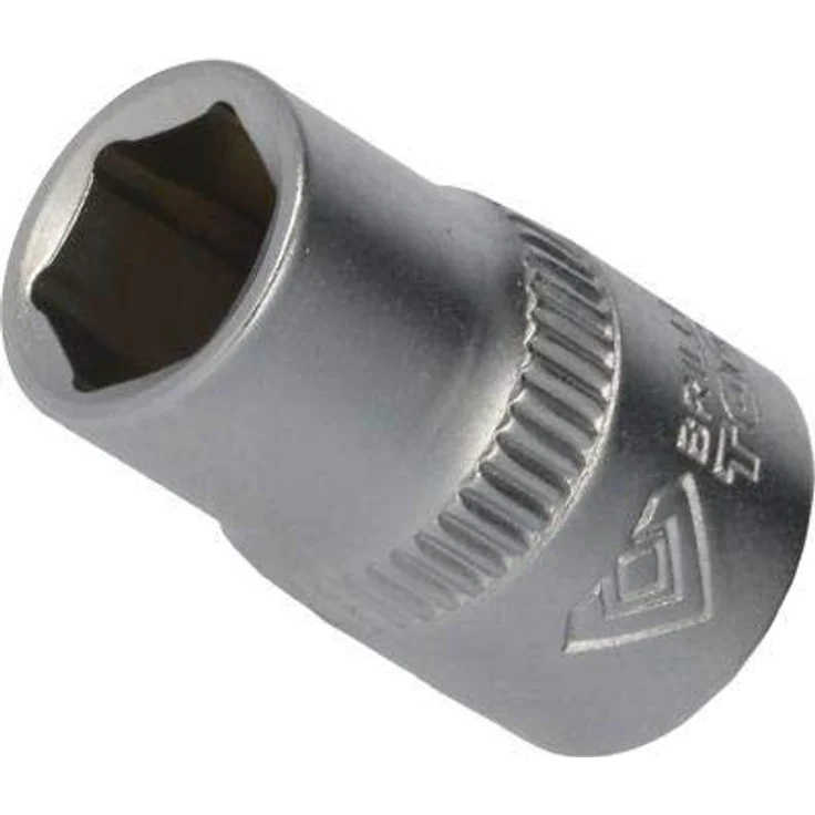 Brilliant Tools Bit- und Steckschlüsselset BT021800, 3/8" Sechskant-Stecknuss 6 mm, matt verchromt, aus Chrom-Vanadium-Stahl – Bild 1