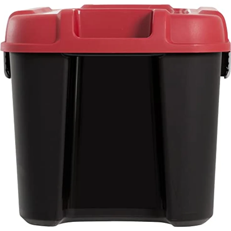 BrightSign Werkzeugkoffer Kaste ar vaku Totem 60L, 59x39.5x36cm, schwarz/rot – Bild 5