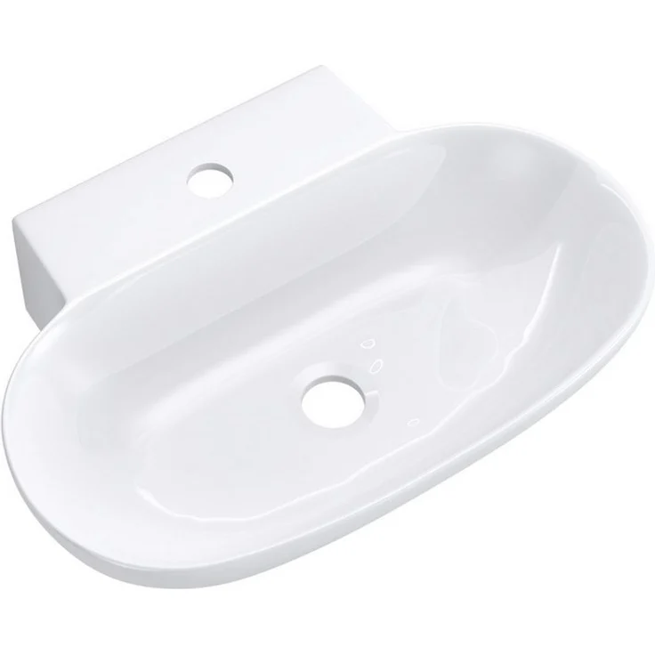 Mai & Mai Aufsatzwaschbecken Brüssel899 Keramik oval, Weiß inkl. Nano-Beschichtung – Bild 1