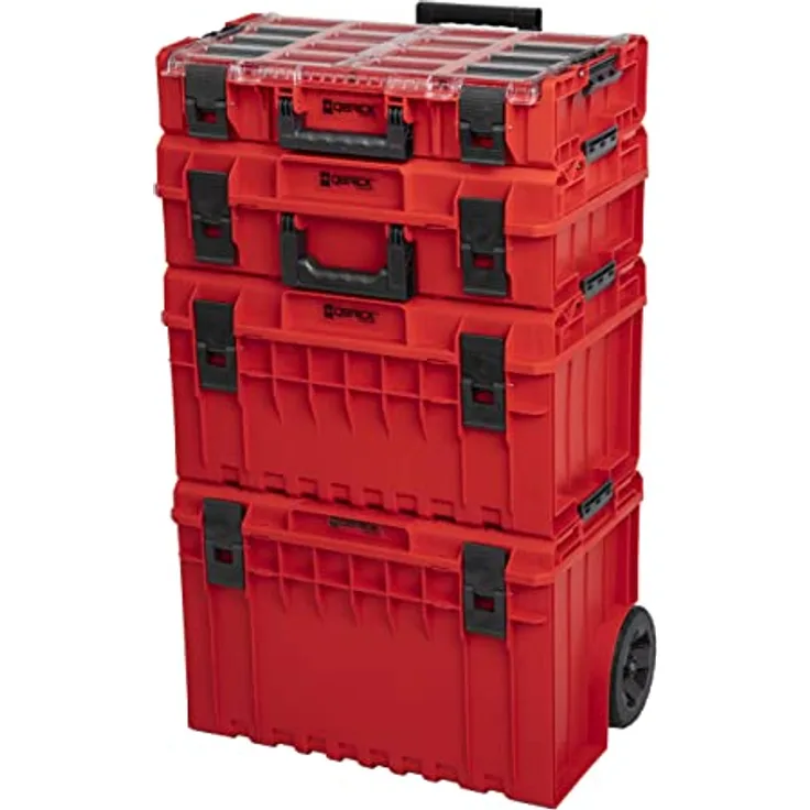 QBRICK One Red Ultra Set Werkzeugkoffer, IP66 wasserdicht, rot