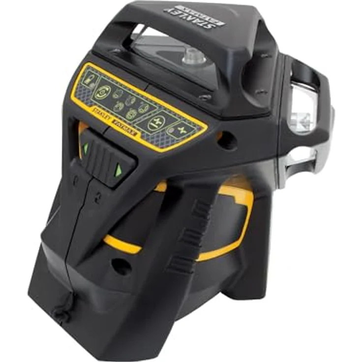 Stanley FatMax Linienlaser X3G (selbstnivellierend, mit grüner Diode und Lasersichtbrille, 3x 360°Linien, Genauigkeit: 3mm-10m, inkl. Ladegerät und Transportkoffer, bis 60 m mit Detektor) FMHT1-77356 – Bild 3