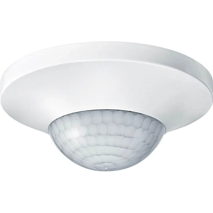 Merten ARGUS Präsenz Relais 2fach, Bewegungsmelder mit PIR-Sensor und integriertem Lichtfühler, 7 m Erfassungsbereich, polarweiß