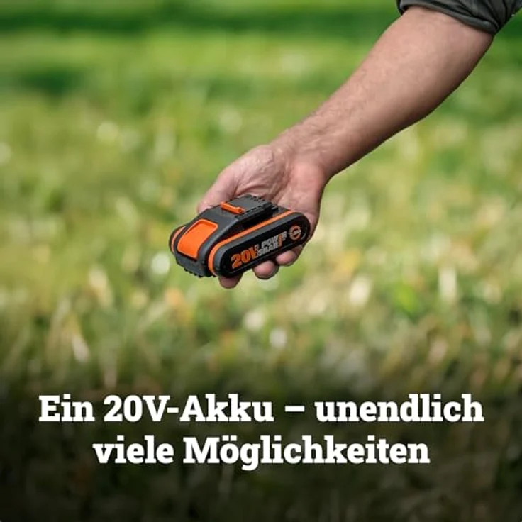 Worx WG327E 20 V Akku-Mini-Kettensäge mit bürstenlosem Motor, automatischer Kettenschmierung und werkzeuglosem Kettenwechsel – Bild 10