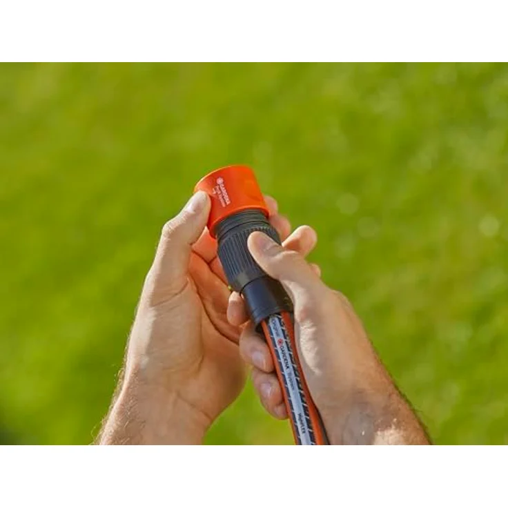 GARDENA Profi-System-Schlauchstück: Schlauchanfang mit Schnellkupplung, Klemmmutter für hohe Haltkraft, geeignet für 19 mm (3-4 Zoll)-Schläuche (2817-20) Bewässerungszubehör – Bild 6