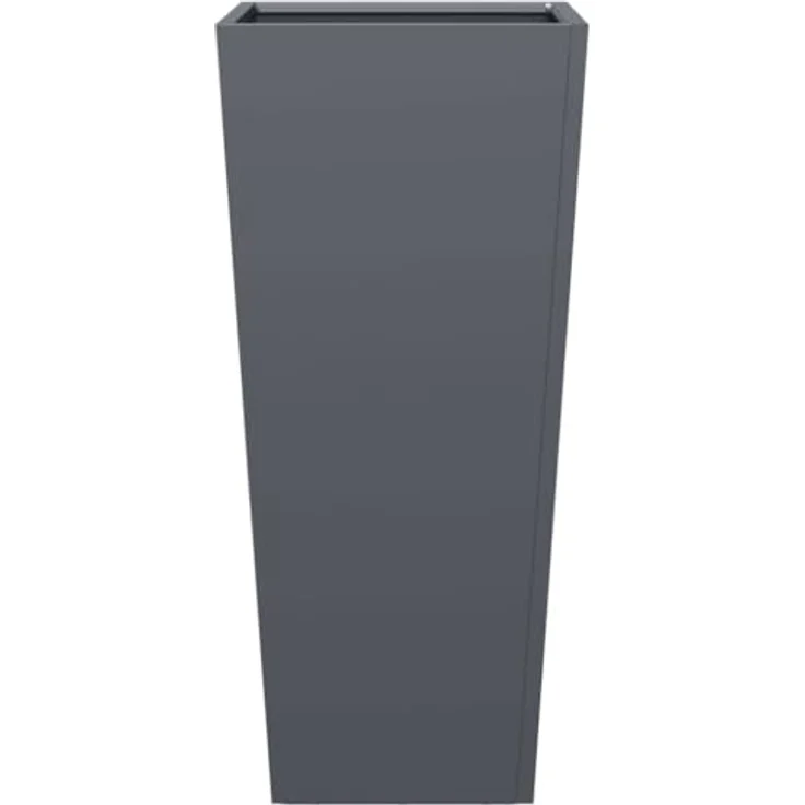 vidaXL Pflanzkübel Anthrazit 35x35x75 cm Stahl - Rostbeständig, Viel Platz, Unkraut- und Schädlingsschutz – Bild 5