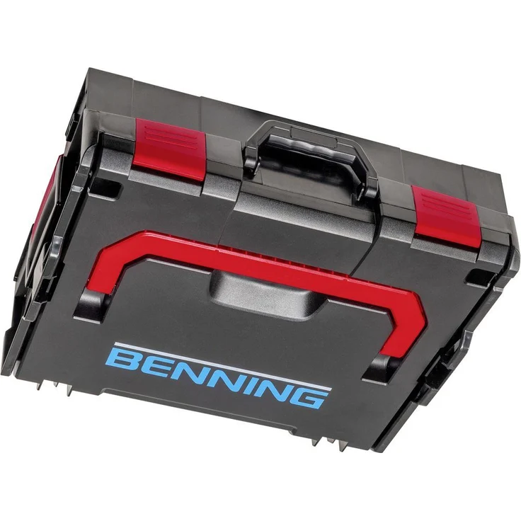 Benning Werkzeugkoffer Benning L-Boxx 136 10236015 Messgerätekoffer ABS, kompatibel mit Sortimo-System, Farbe: schwarz