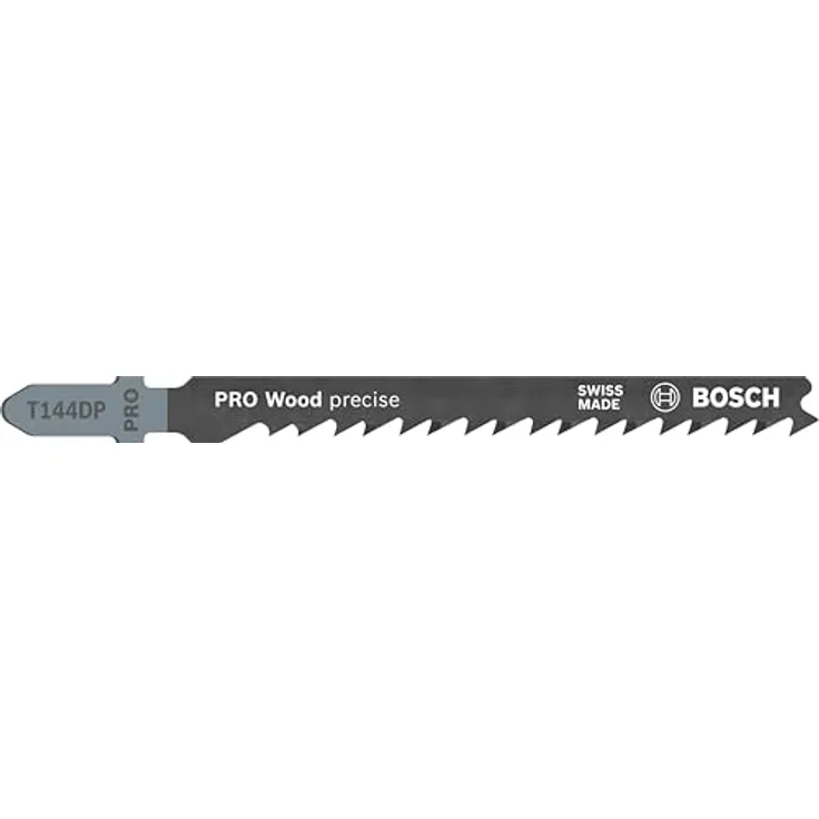 Bosch 2x PRO Wood precise T144DP Stichsägeblatt (für Weichholz, Länge 100 mm, Professional Zubehör Stichsäge)