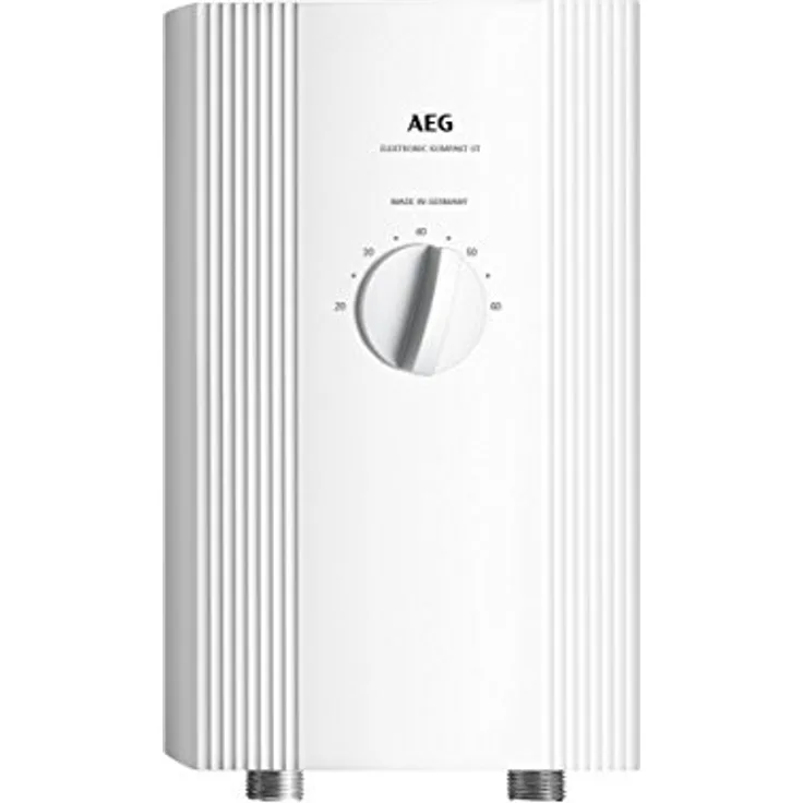 AEG DDLE Kompakt OT, elektronischer Kompakt-Durchlauferhitzer 11/13 kW für die Küche, VDE geprüft, solargeeignet, Übertischmontage, Made in Germany