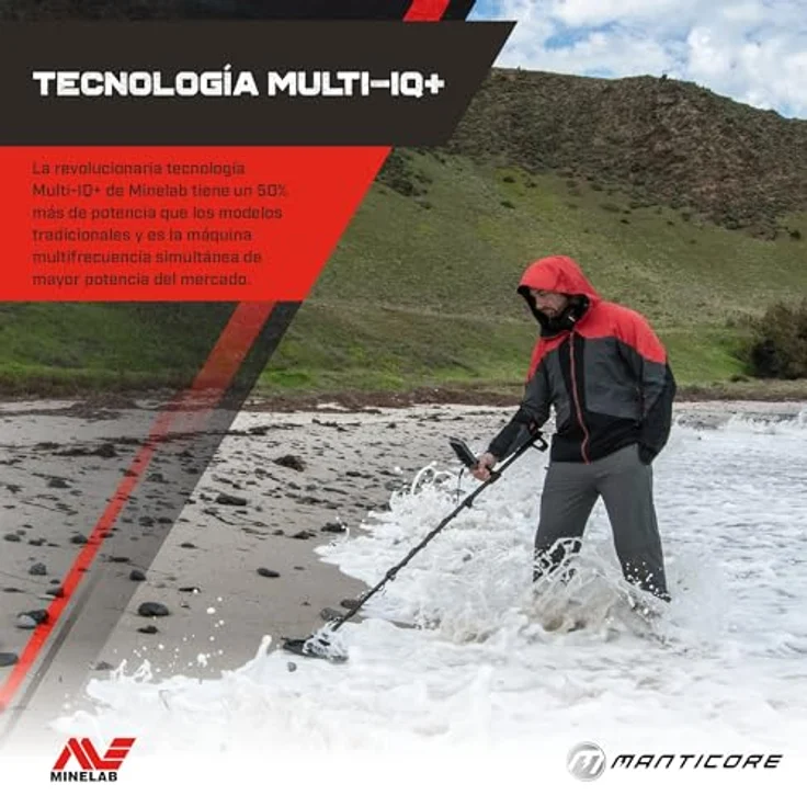 Minelab Metalldetektor Manticore, Multifrequenz, 2D Anzeige, Profi Detektor – Bild 3