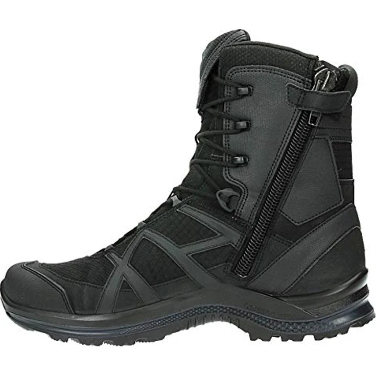 HAIX® Black Eagle Athletic 2.0 T high, Arbeitsschuhe mit GORE-TEX® Futter, Sidezipper und rutschfester Sohle, schwarz, Gr. 12 – Bild 4