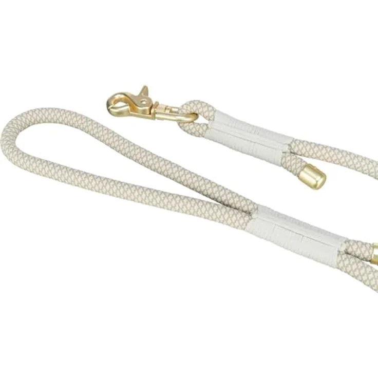 TRIXIE Soft Rope Hundeleine, L-XL 1,0 m/13 mm, hellgrau - robuste Leine für große Hunde mit Trigger Snap Hook, ergonomischer Handschlaufe und strapazierfähigem Nylon – Bild 2