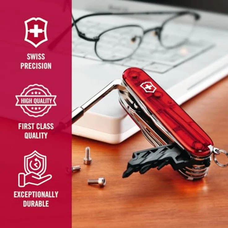 Victorinox Cyber-Tool 34 1.7725.T, Multitool mit 32 Funktionen für Computer-Einsatz, rot – Bild 7