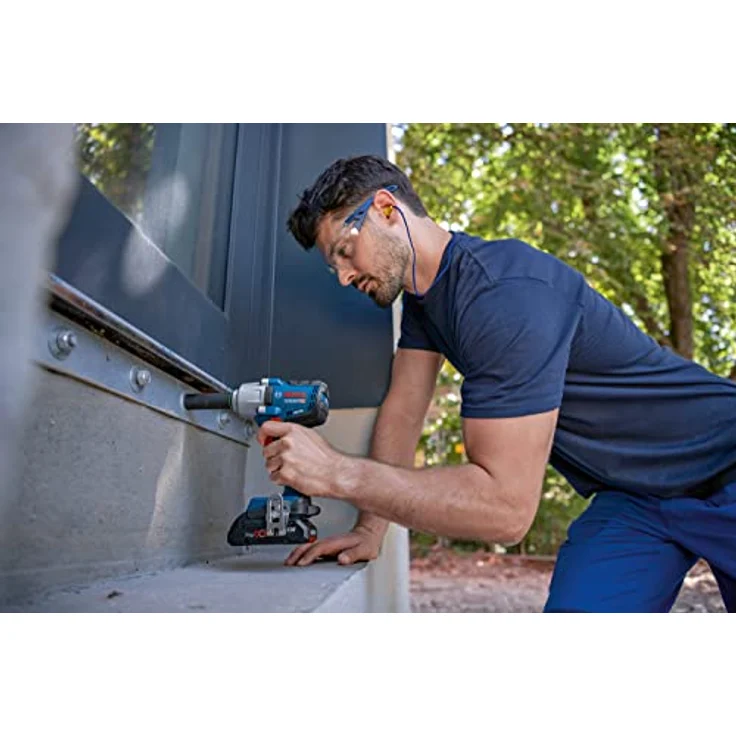 Bosch Professional 18V System Akku Drehschlagschrauber GDS 18V-450 HC (Anziehmoment 450 Nm, Losbrechmoment 800 Nm, blau) – Bild 4