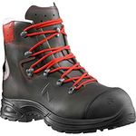 haix PROTECTOR Light 2.1, Leichter Schnittschutzstiefel für Wald- und Forstarbeit mit Vibram®-Sohle, wasserabweisendes Nubukleder