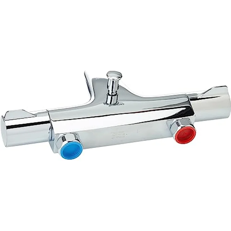 Grohe, Badarmatur, Grohtherm 800 Cosmopolitan Thermostat-Brausebatterie mit Brausegarnitur – Bild 2