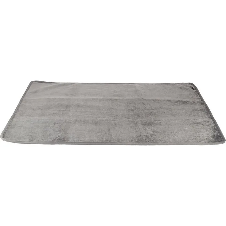 TRIXIE Tierdecke Levy - Wasserabweisende Hundedecke, Polyester, Mit rutschhemmender Unterseite, Grau