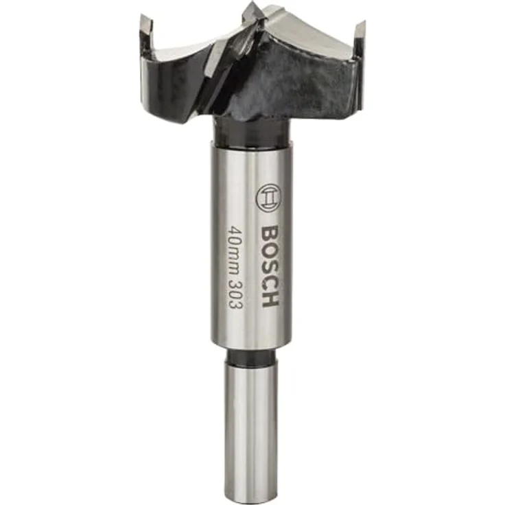 Bosch Kunstbohrer HM 40 x 90 mm, d 10 mm, Carbide Scharnierlochbohrer für präzise Bohrungen in abrasiven Materialien – Bild 1