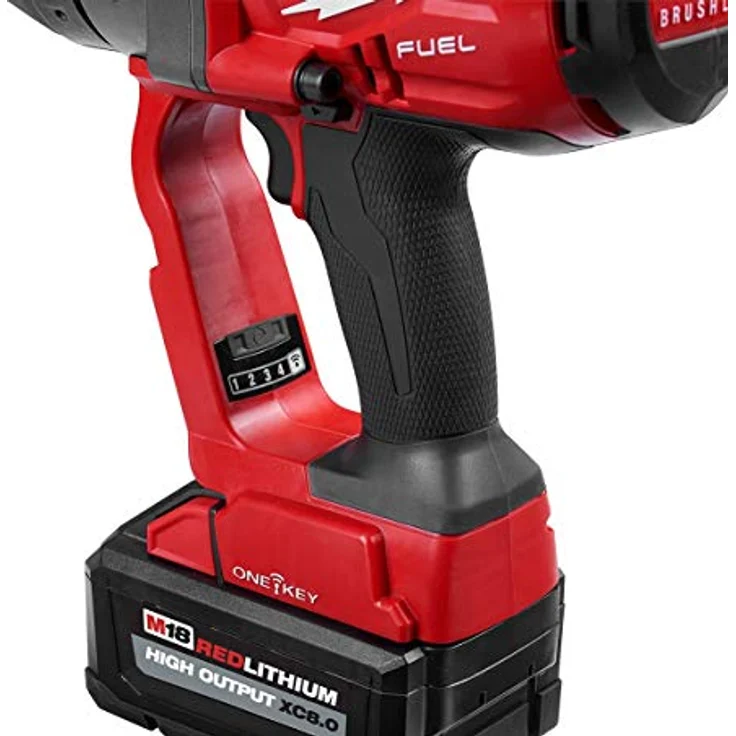 Milwaukee Akku-Schlagschrauber M18 ONEFHIWF1-802X FUEL ONE KEY 1'' Vierkant Sprengring18V inkl. Akkus + Ladegerät – Bild 3