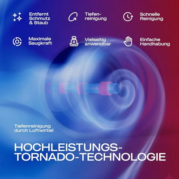 BENBOW Hochdruckpistole Ausblaspistole mit Tornado-Effekt, effektive Trockenreinigung für Fahrzeuge, 6-9,2 bar – Bild 5