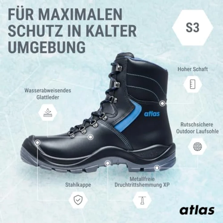 Atlas Stiefel Anatomic Bau 845 XP S3 – Bild 2