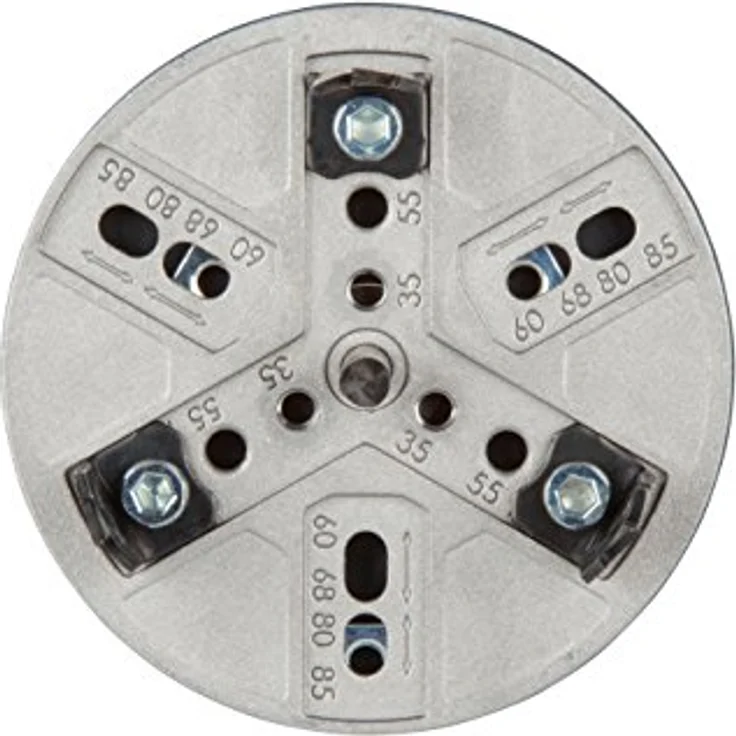 wolfcraft Lochsäge Spots 5986000 – Verstellbare Bohrkrone für den Akkuschrauber – Für Einbaustrahler in Gipsplatten & Holz – Ø 35, 55, 60, 68, 70, 75, 80, 85mm – Bild 5