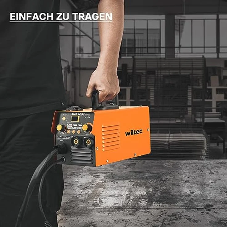 XPOtool IGBT Schweißgerät, digitales 120A Invertergerät für MIG, MMA, WIG/TIG und Flux-Fülldraht mit Hot Start und Arc Force – Bild 9