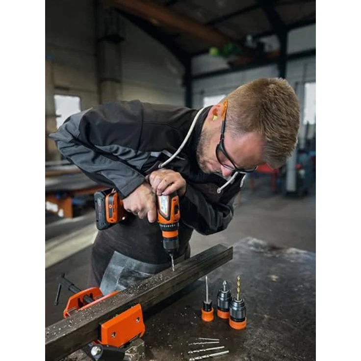 Fein Vorteils-Combo ASCD 18-200 W4 & ASCM 18 QSW AS, Akku-Schlagschrauber und Akku-Bohrschrauber mit 210 Nm Drehmoment und bürstenlosem Motor, inkl. QuickIN-System, Nylon-Tasche – Bild 5