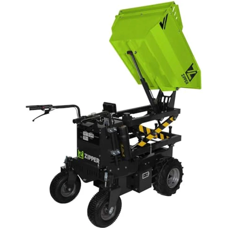 Zipper Elektro-Rad-Dumper ZI-ED600HKS, Scherenhubfunktion, hydraulische Kippmulde, 500 kg Nutzlast, emissionsfreier Elektroantrieb – Bild 4