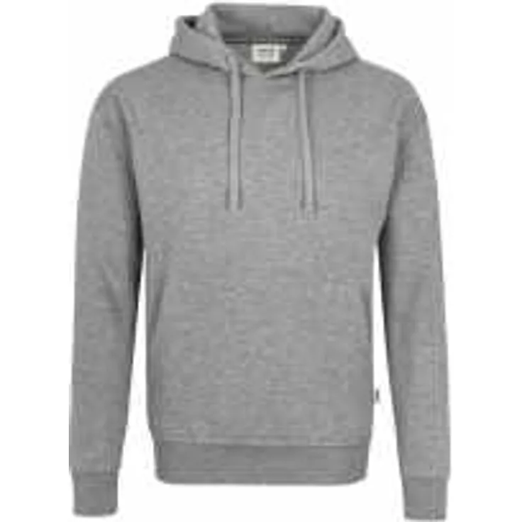 HAKRO Kapuzen-Sweatshirt Premium 601, grau meliert, 6XL
