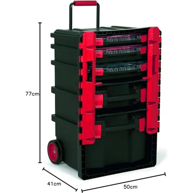 TAYG 159008 Trail-Box Nr.59 PRO Werkzeugtrolley Nr. 59 500 x 410 x 770 mm – Bild 16