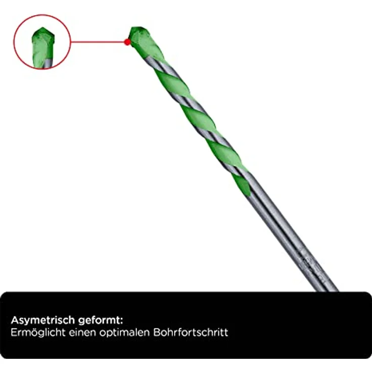 KWB 052720 Hartmetall Granitbohrer 12mm Gesamtlänge 150mm Zylinderschaft 1St. - Preisvergleich – Bild 3