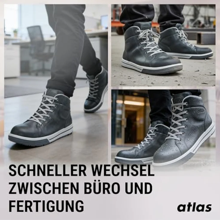 Atlas knöchelhoher Sicherheitsschuh A 585 XP ESD S3, durchtritthemmend, Weite 10, Größe 43 – Bild 5