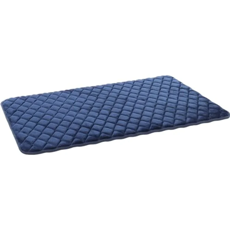 Flamingo Kissen für Hunde Weimar rechteck blau - Memory Foam Füllung - Waschbar - Rutschfester Boden - geeignet für drahtkäfige – Bild 1
