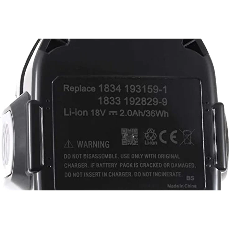 Powery Akku für Makita Radio BMR100, 18V Li-Ion 2000mAh inkl. Ladegerät – Bild 5