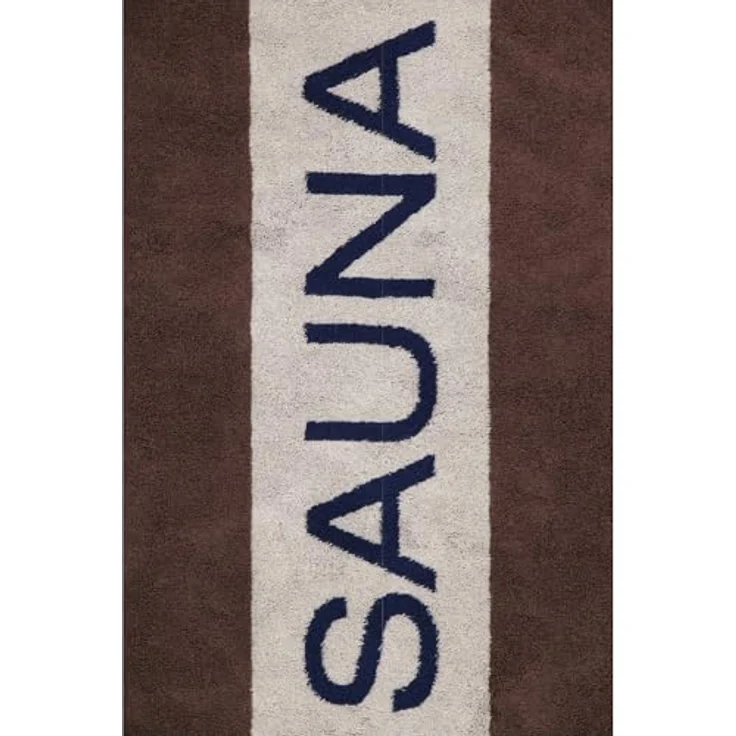 Cawoe Saunatuch 80x200 cm, Braun, hochwertiges Textil für Freizeit und Wellness – Bild 4