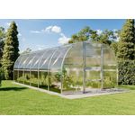Terrando Gewächshaus Estragon, 4mm Polycarbonat, 3x6m, zweigeteilte Tür, verzinkte Stahlprofile - Preisvergleich