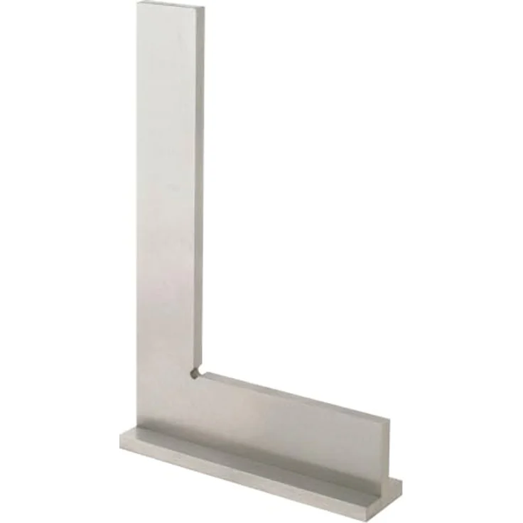 Forum Anschlagwinkel DIN 875/I, 200 x 130 mm, rostfreier Stahl, präzise Toleranzen – Bild 1
