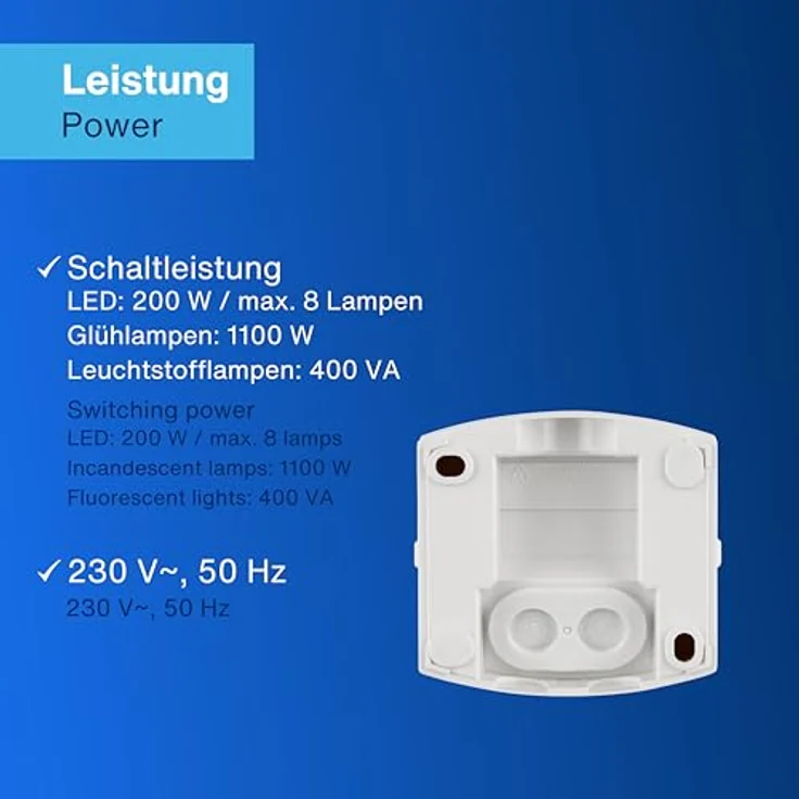 Rev Ritter 0075362103 Bewegungsmelder MC Sensor 360 Degree, weiß – Bild 6