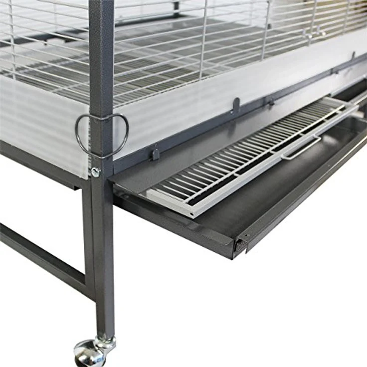 Montana Cages | Voliere, Zimmervoliere, Käfig Casa 90 für Nager (Sevilla II) - Antik/Platinum - Hochwertige Stahl-Etagen inklusive - Preisvergleich – Bild 3