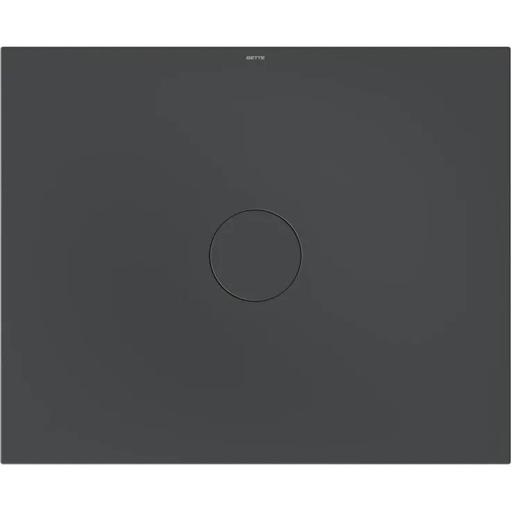 Bette 7359-400PLUS,T2 Duschfliesen Rechteck Air, 1100 x 900 mm, glasierter Titan-Stahl mit BetteGlasur Plus Oberfläche