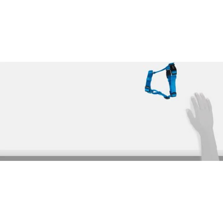 Nobby Geschirr Classic, hellblau Brust: 30/50 cm, B: 15 mm, 1 Stück – Bild 4