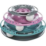 Trixie 41345 Spielturm Catch the Balls, Kunststoff, ø 25 × 13 cm